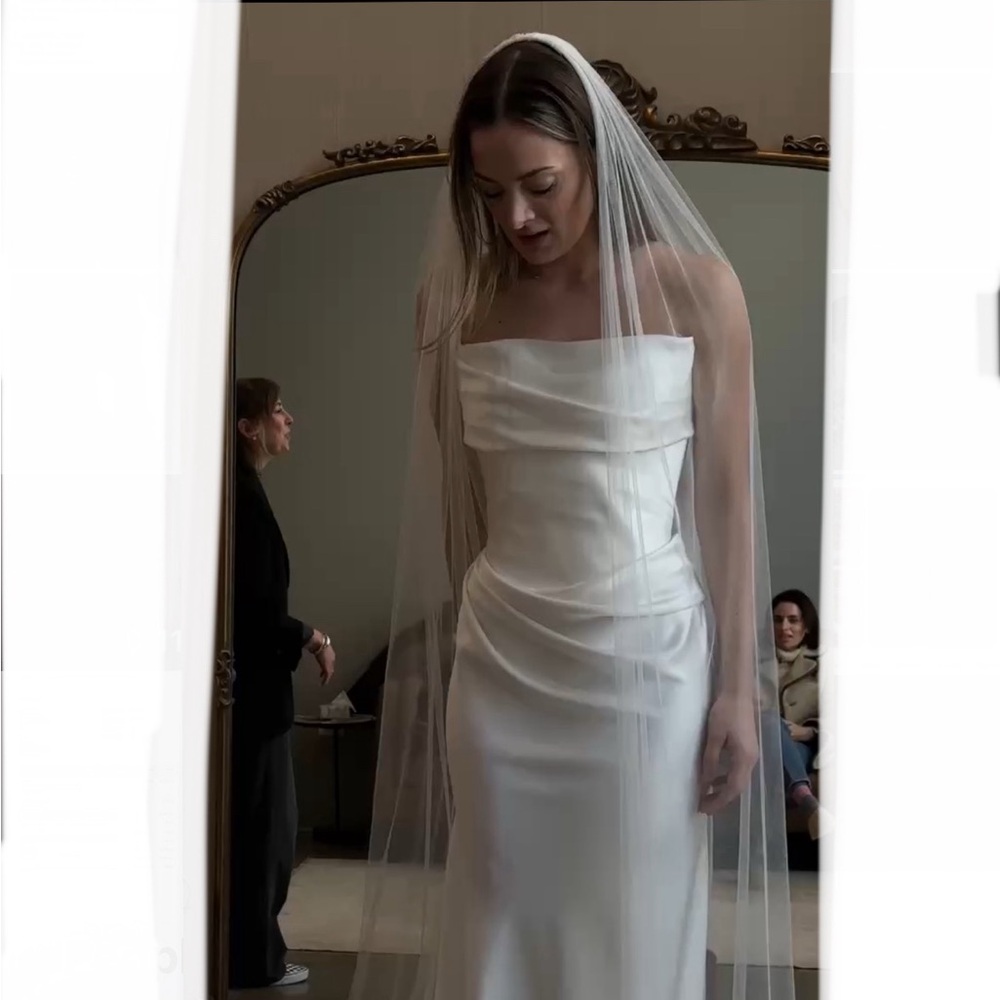 Ballet Tulle 90” Wedding Veil – Cathedral Length – $425 Retail